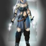 Charakterdesign (Dunkelelfe / Assassine) für ein geplantes PC Spiel des Indie Game Studios Gamerald