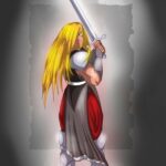 Charakterdesign (Krieger) für ein geplantes PC Spiel des Indie Game Studios Gamerald