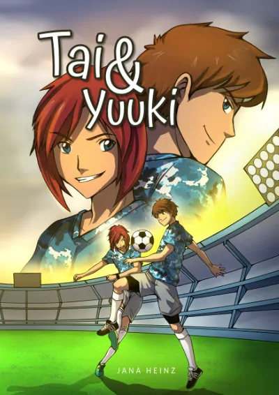 Tai und Yuuki - Cover Illustration für Kinderbuch