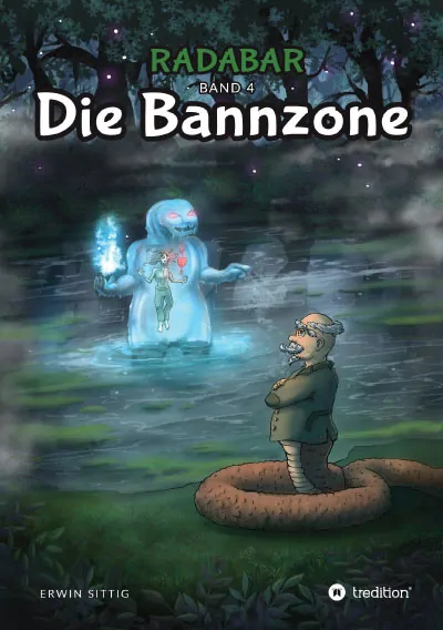 Fantasy-Cover-Illustration: Radabar 4 - Die Bannzone, Illustrator: Sascha Riehl