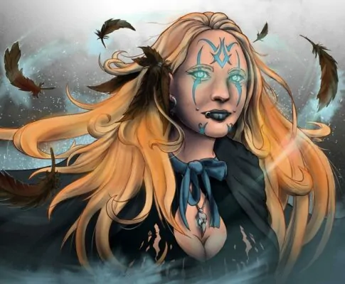Illustration - Gallyva the Summoner
